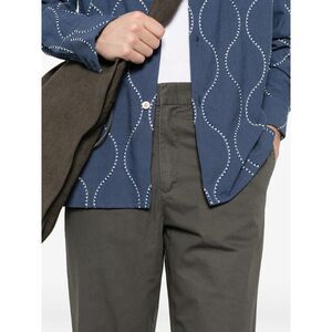 Samsoe Samsoe Green Trousers - Regular & Straight-Leg Trousers Men